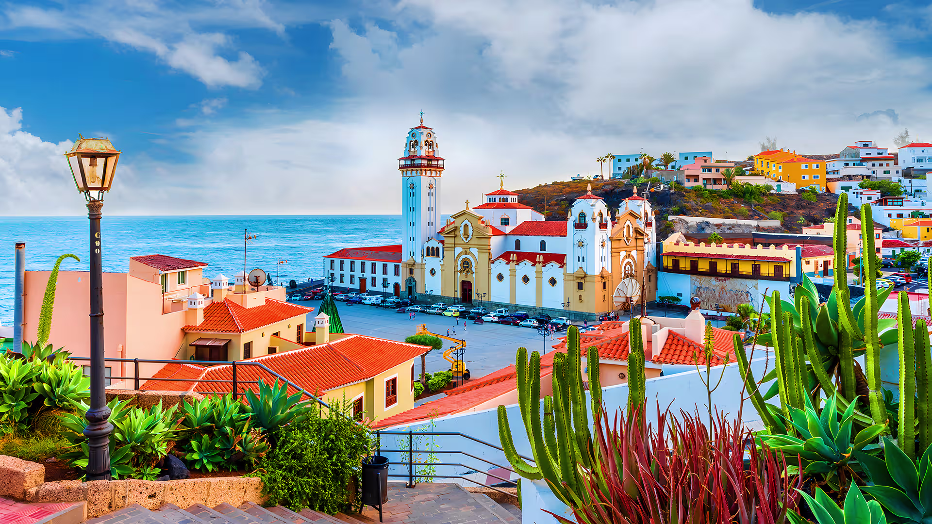 Scenic view of Canary Islands