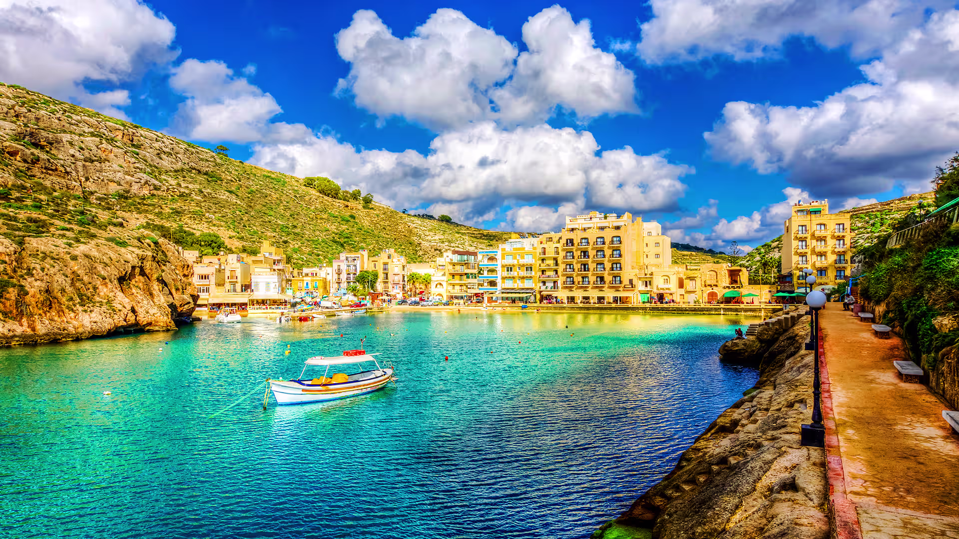 Scenic view of Gozo