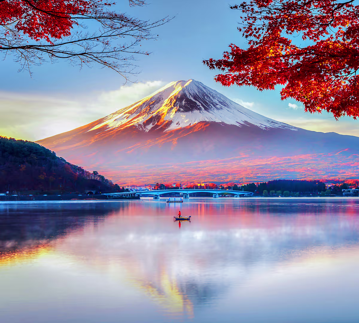 Scenic view of Japan
