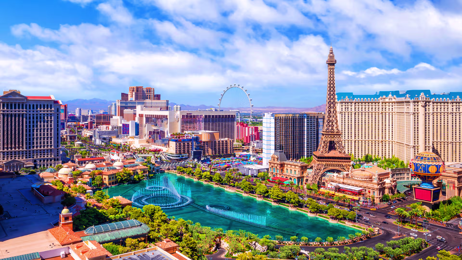 Scenic view of Las Vegas