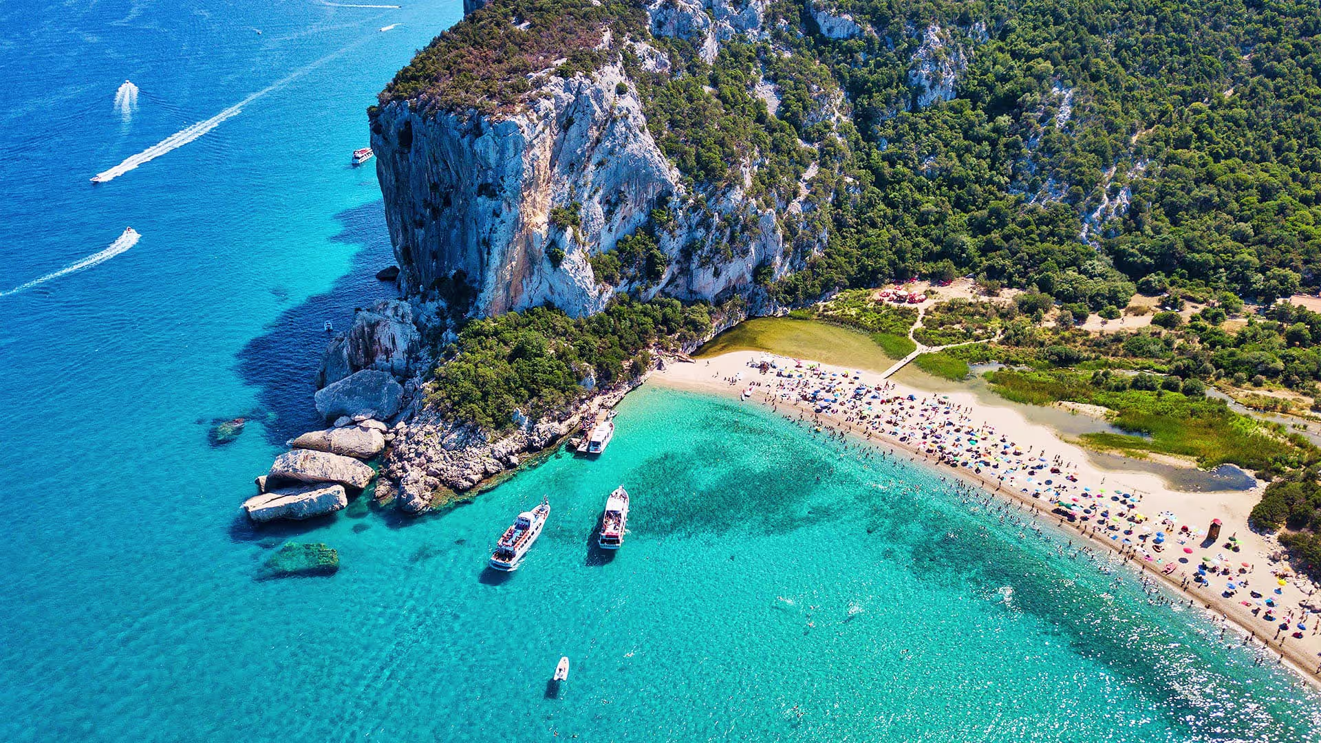 Scenic view of Sardinia