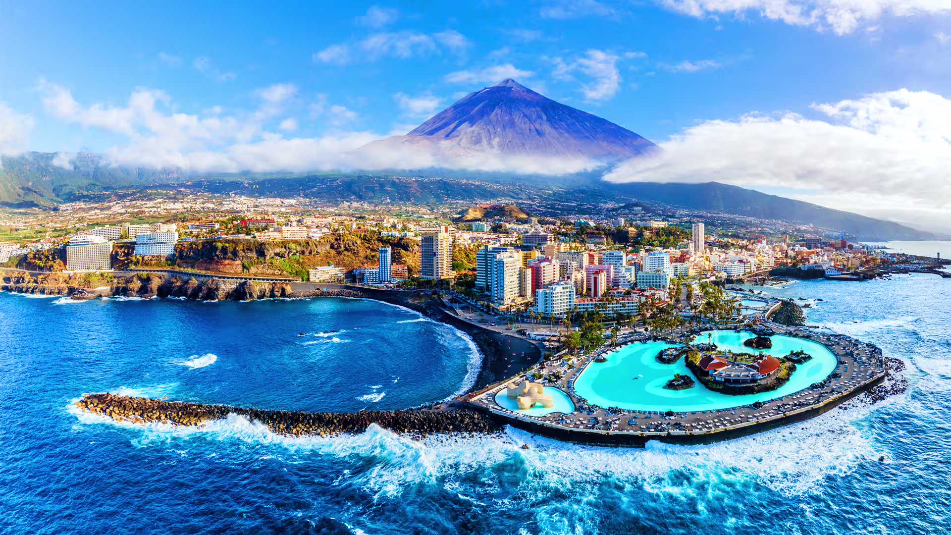 Scenic view of Tenerife