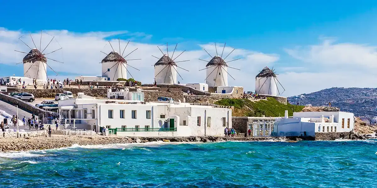 Myconian Villa Collection: Above Elia Beach